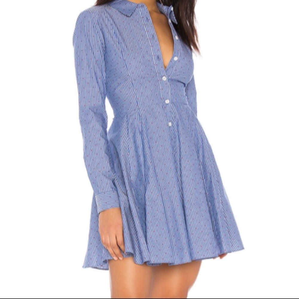 COPY - BCBG Long Sleeve Button Front Shirt Dress
